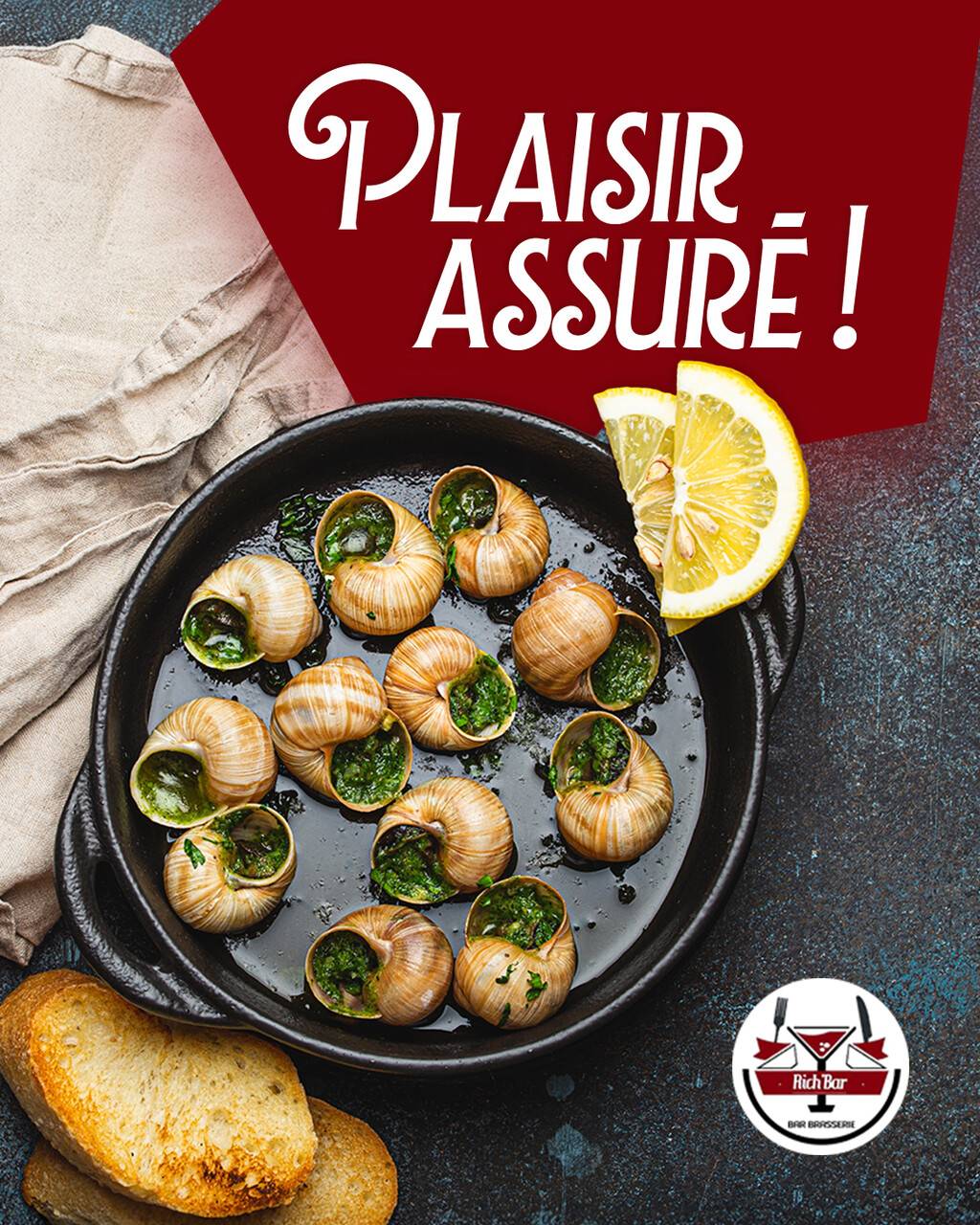 Organisation de soirée entreprise dans restaurant bar ouvert sept jours sur sept à Dijon place de la Liberté vers Dijon