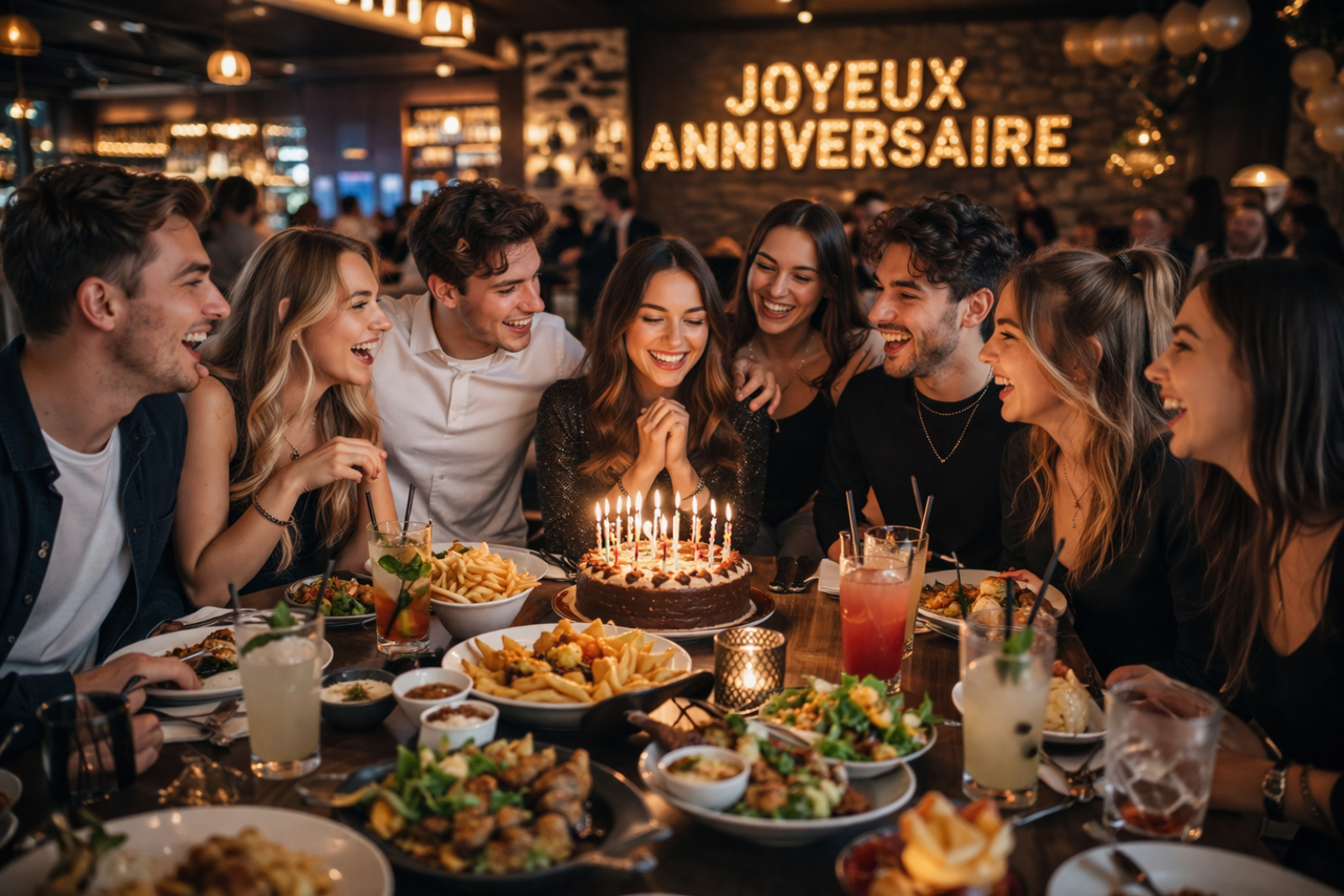Restaurant pour soirée anniversaire avec ambiance jeune et plats typiques de brasserie à Dijon centre ville vers Dijon place de la Liberté